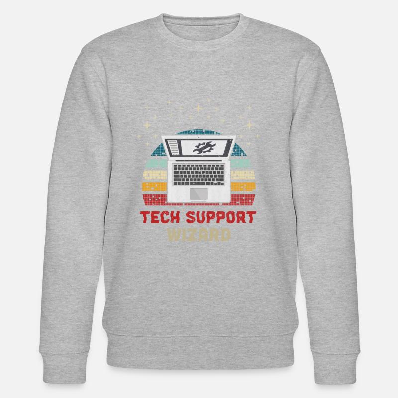 Support technique informatique - Sweat bio CHANGER Stanley/Stella Unisexe - gris chiné