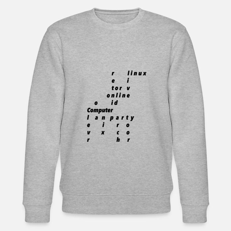 computer - Stanley/Stella Unisex Bio-Sweatshirt CHANGER  - Grau meliert