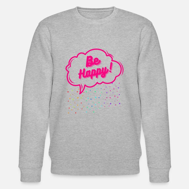HappyRain - Stanley/Stella Unisex Bio-Sweatshirt CHANGER  - Grau meliert