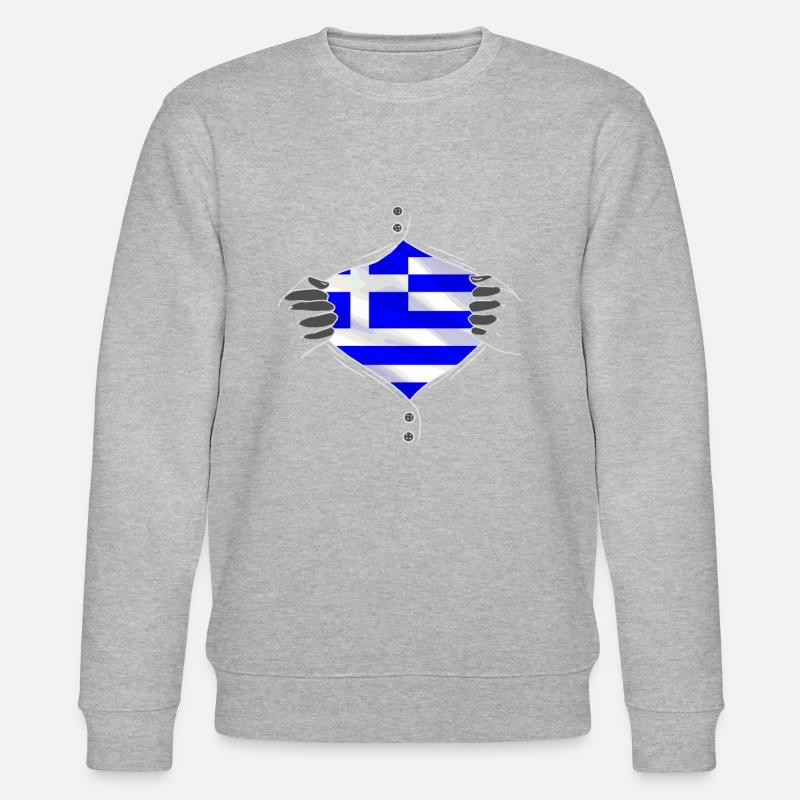Greece flag proud - Stanley/Stella Unisex Bio-Sweatshirt CHANGER  - undefined