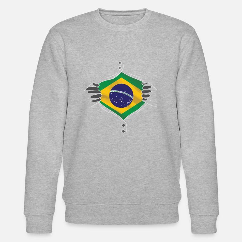 drapeau du Brésil fier - Sweat bio CHANGER Stanley/Stella Unisexe - undefined