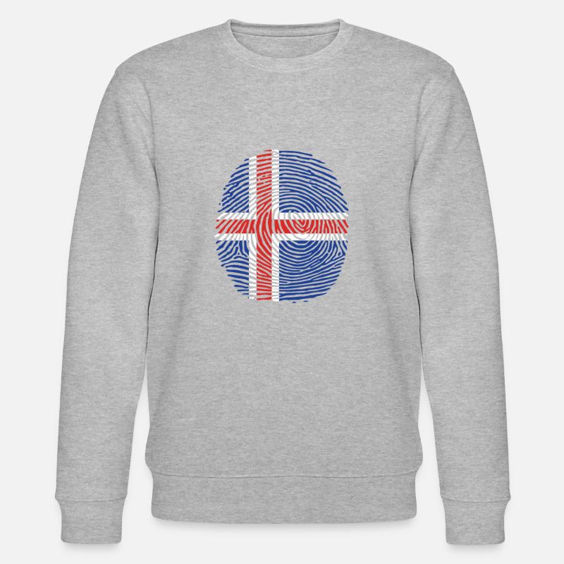 Empreinte digitale du drapeau islandais - Sweat bio CHANGER Stanley/Stella Unisexe - undefined