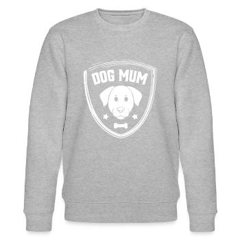 Hundemutter - Stanley/Stella Unisex Bio-Sweatshirt CHANGER  - Grau meliert - Vorne - Nik (191cm) & Marisol (170cm)