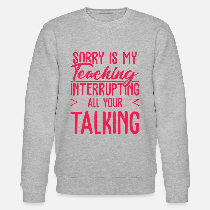 Lernen Lehrer - Stanley/Stella Unisex Bio-Sweatshirt CHANGER  - Grau meliert