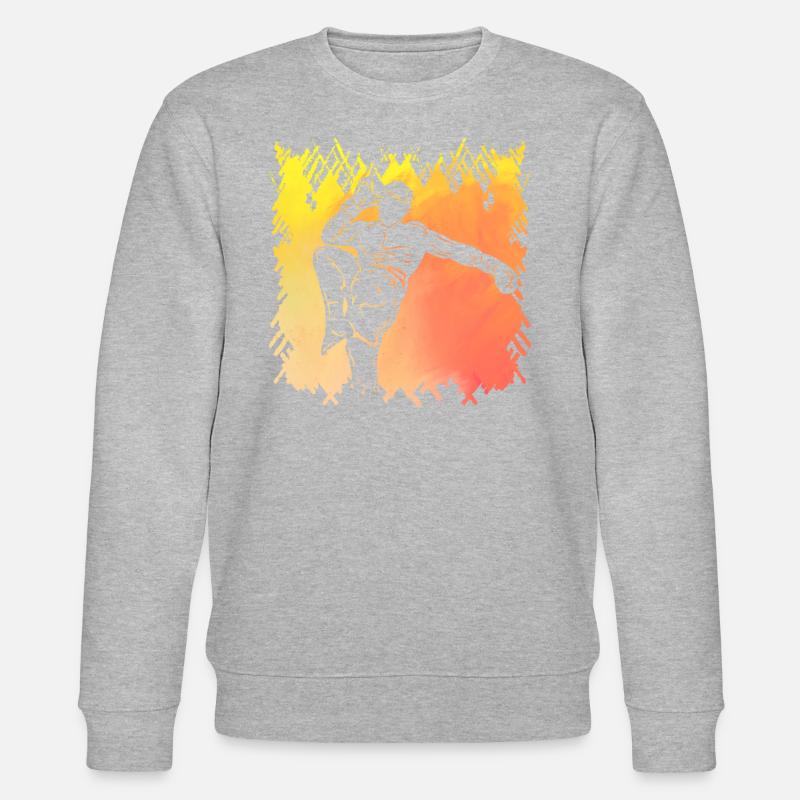 Muay Thai - Stanley/Stella Unisex Bio-Sweatshirt CHANGER  - Grau meliert