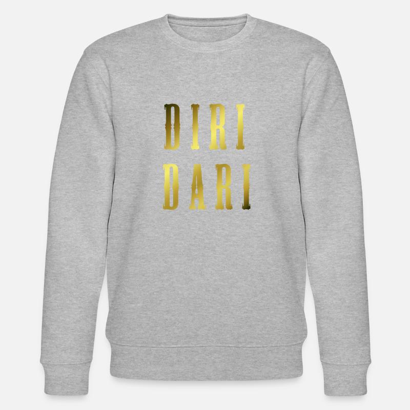 Diridari Gold Geschenk - Stanley/Stella Unisex Bio-Sweatshirt CHANGER  - Grau meliert