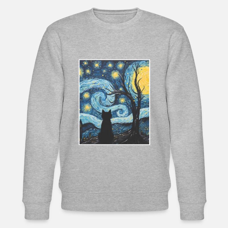 KATZEN PORTRAI - Stanley/Stella Unisex Bio-Sweatshirt CHANGER - Grau meliert