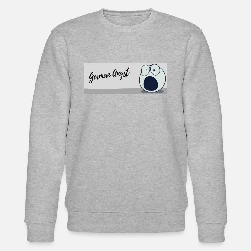 German scared - Stanley/Stella CHANGER Unisex Organic Sweatshirt - heather grey