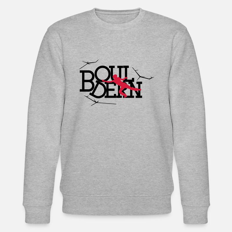 bouldering - Sweat bio CHANGER Stanley/Stella Unisexe - gris chiné