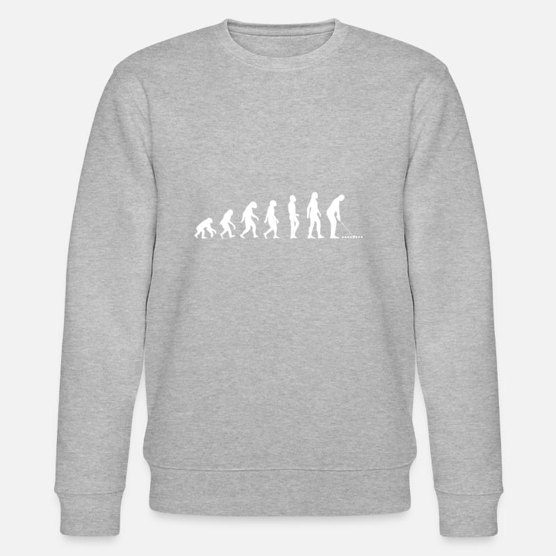 Evolution Golf - Stanley/Stella Unisex Bio-Sweatshirt CHANGER  - Grau meliert