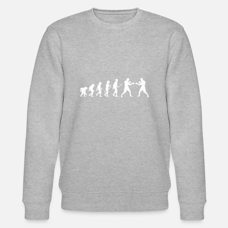 evolution boxing boxers - Stanley/Stella CHANGER Unisex Organic Sweatshirt - heather grey