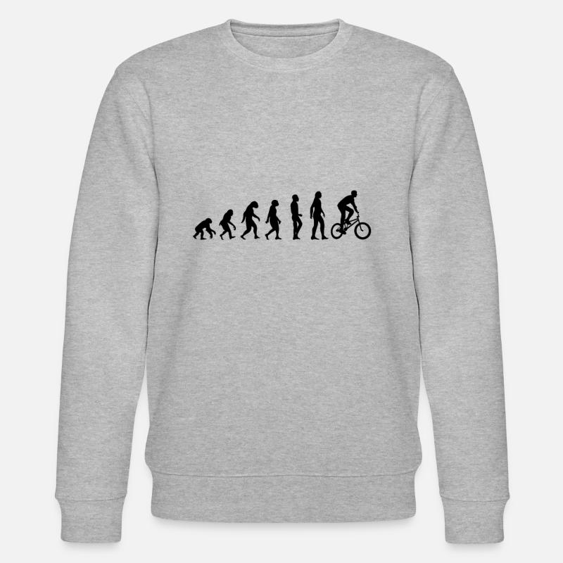 Evolution cyclisme - Sweat bio CHANGER Stanley/Stella Unisexe - gris chiné