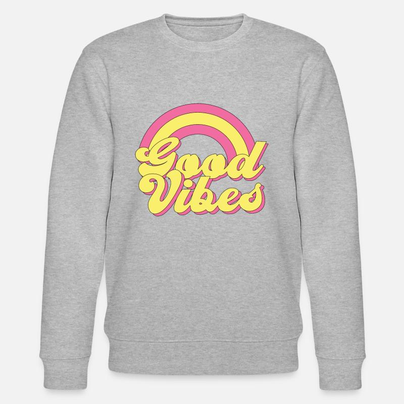 Bonnes vibrations - Sweat bio CHANGER Stanley/Stella Unisexe - gris chiné