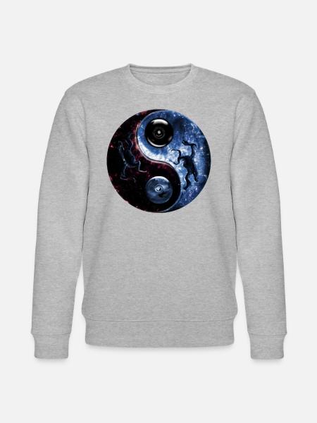 Yin Yang - Stanley/Stella CHANGER Unisex Organic Sweatshirt - heather grey
