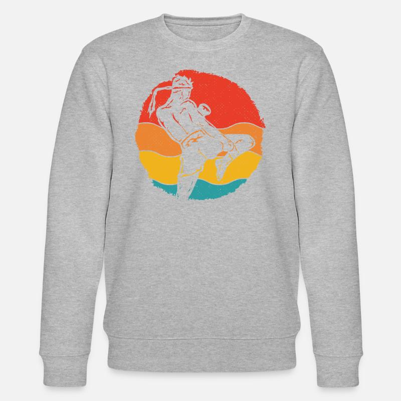 Muay Thai - Stanley/Stella Unisex Bio-Sweatshirt CHANGER  - Grau meliert