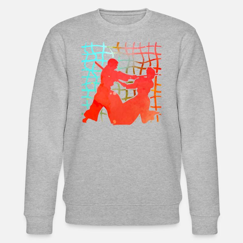 Aikido - Stanley/Stella Unisex Bio-Sweatshirt CHANGER  - Grau meliert