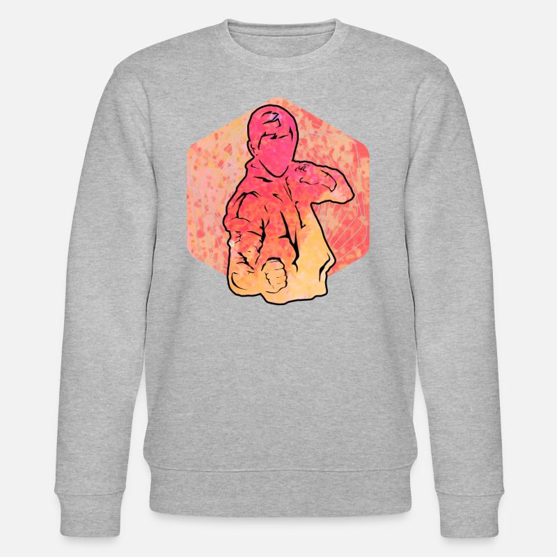 Wing Chun - Stanley/Stella Unisex Bio-Sweatshirt CHANGER  - Grau meliert