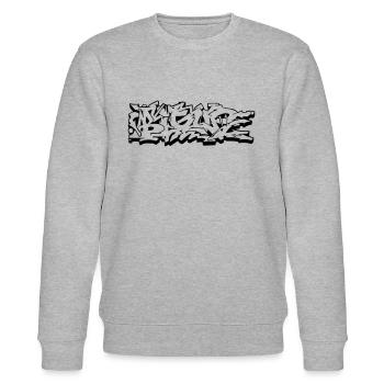 BIGUP Graffiti Streetart Bombing Style - Stanley/Stella Unisex Bio-Sweatshirt CHANGER  - Grau meliert - Vorne - Nik (191cm) & Marisol (170cm)