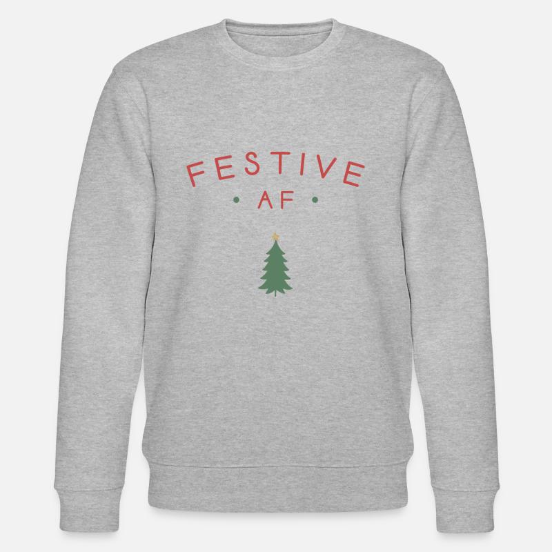 Festlicher AF - Stanley/Stella Unisex Bio-Sweatshirt CHANGER  - Grau meliert