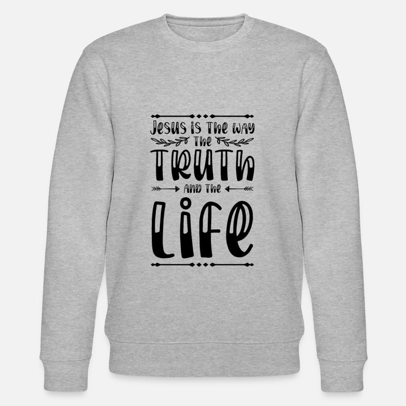 Bibel spruch psalm - Stanley/Stella Unisex Bio-Sweatshirt CHANGER  - Grau meliert