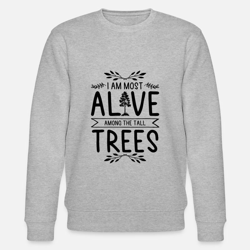 Nature Tree Trees - Stanley/Stella CHANGER Unisex Organic Sweatshirt - heather grey