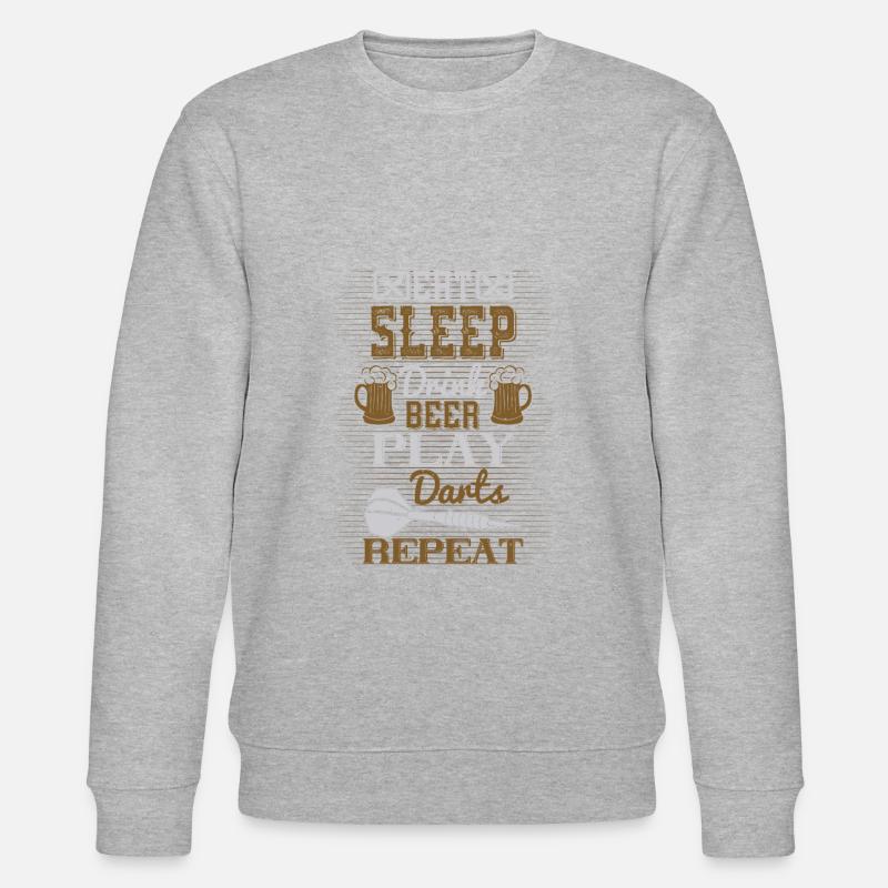 Dart Evolution Darts - Stanley/Stella Unisex Bio-Sweatshirt CHANGER  - Grau meliert