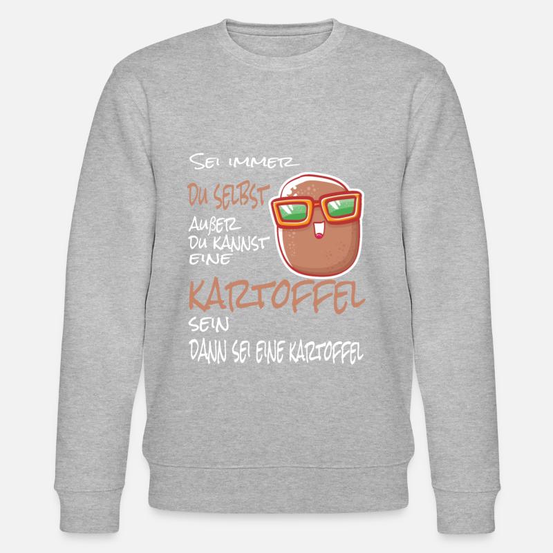 Kartoffel - Stanley/Stella Unisex Bio-Sweatshirt CHANGER  - Grau meliert