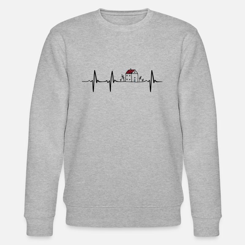 architecture battement de coeur - Sweat bio CHANGER Stanley/Stella Unisexe - gris chiné