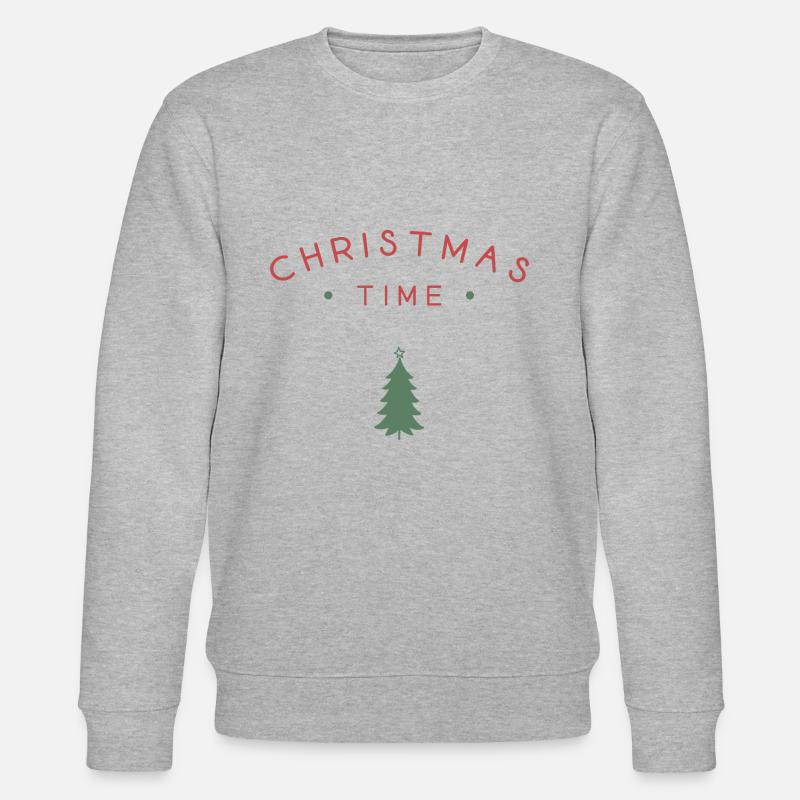 Période de Noël - Sweat bio CHANGER Stanley/Stella Unisexe - gris chiné