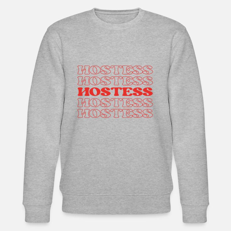 Hôtesse Présentatrice Présentatrice Présentatrice - Sweat bio CHANGER Stanley/Stella Unisexe - gris chiné