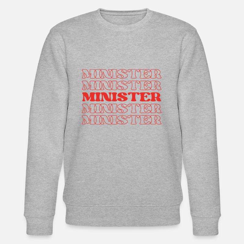 Pasteur Pasteur Prédicateur Prêtre - Sweat bio CHANGER Stanley/Stella Unisexe - gris chiné