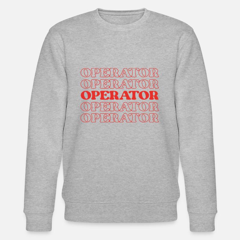 Bediener, Arbeiter, Techniker, Fachangestellter - Stanley/Stella Unisex Bio-Sweatshirt CHANGER  - Grau meliert