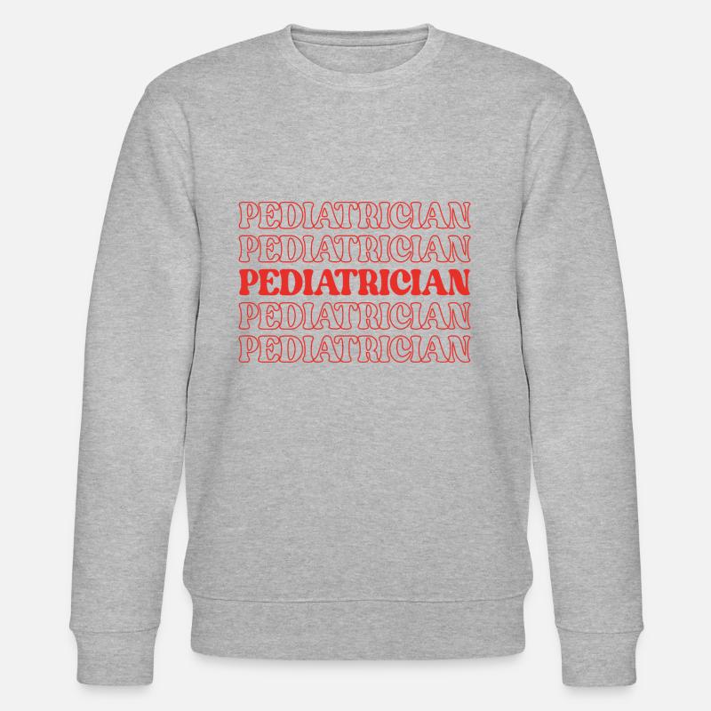 Kinderarzt Kinderarzt Kinderarzt - Stanley/Stella Unisex Bio-Sweatshirt CHANGER  - Grau meliert