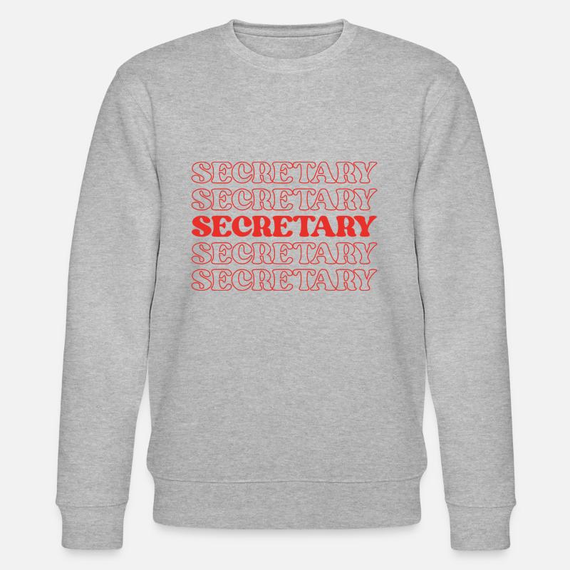 Secrétaire, Assistante Administrative Exécutive - Sweat bio CHANGER Stanley/Stella Unisexe - gris chiné