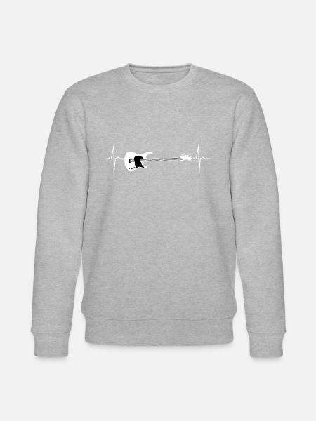 heartbeat e bass - Stanley/Stella CHANGER Unisex Organic Sweatshirt - heather grey