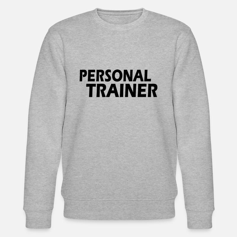 Personal trainer - Stanley/Stella Unisex Bio-Sweatshirt CHANGER  - Grau meliert