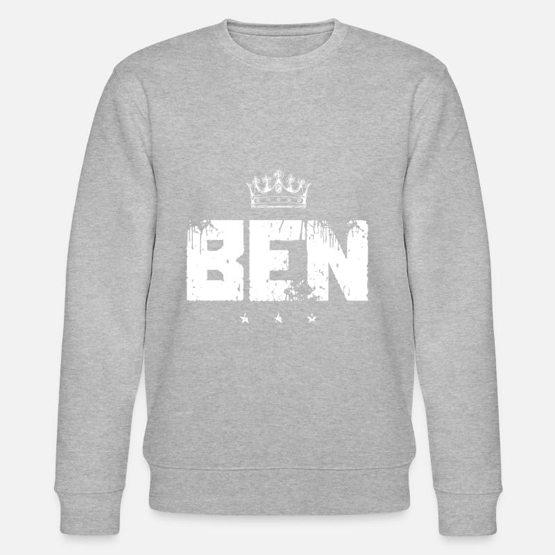 Ben - Stanley/Stella Unisex Bio-Sweatshirt CHANGER  - Grau meliert