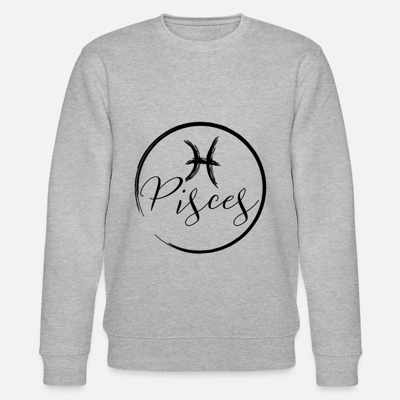 Horoscope Pisces - Stanley/Stella Unisex Bio-Sweatshirt CHANGER  - Grau meliert
