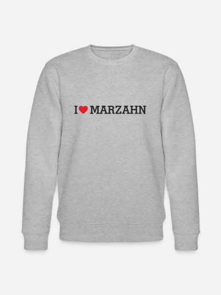 I love Marzahn - Stanley/Stella CHANGER Unisex Organic Sweatshirt - heather grey