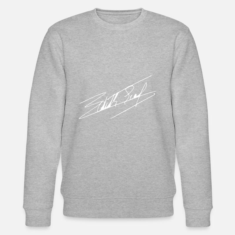 Édith Piaf Autogramm - Stanley/Stella Unisex Bio-Sweatshirt CHANGER  - Grau meliert