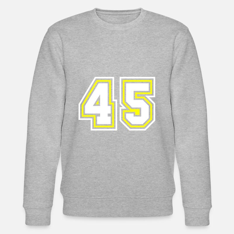 Symbole numérique 45 - Sweat bio CHANGER Stanley/Stella Unisexe - gris chiné