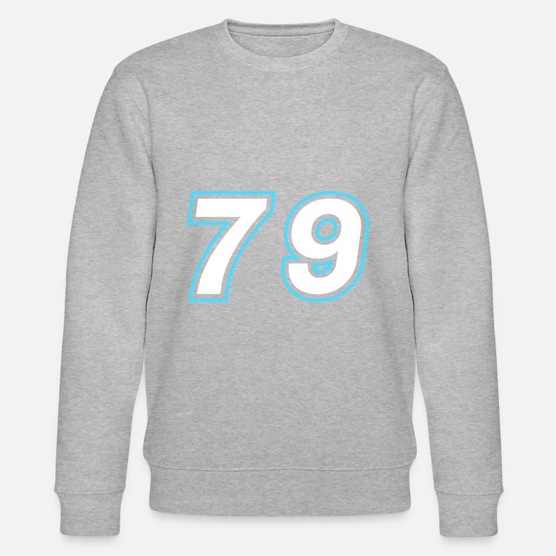 79 Nombre symbole - Sweat bio CHANGER Stanley/Stella Unisexe - gris chiné