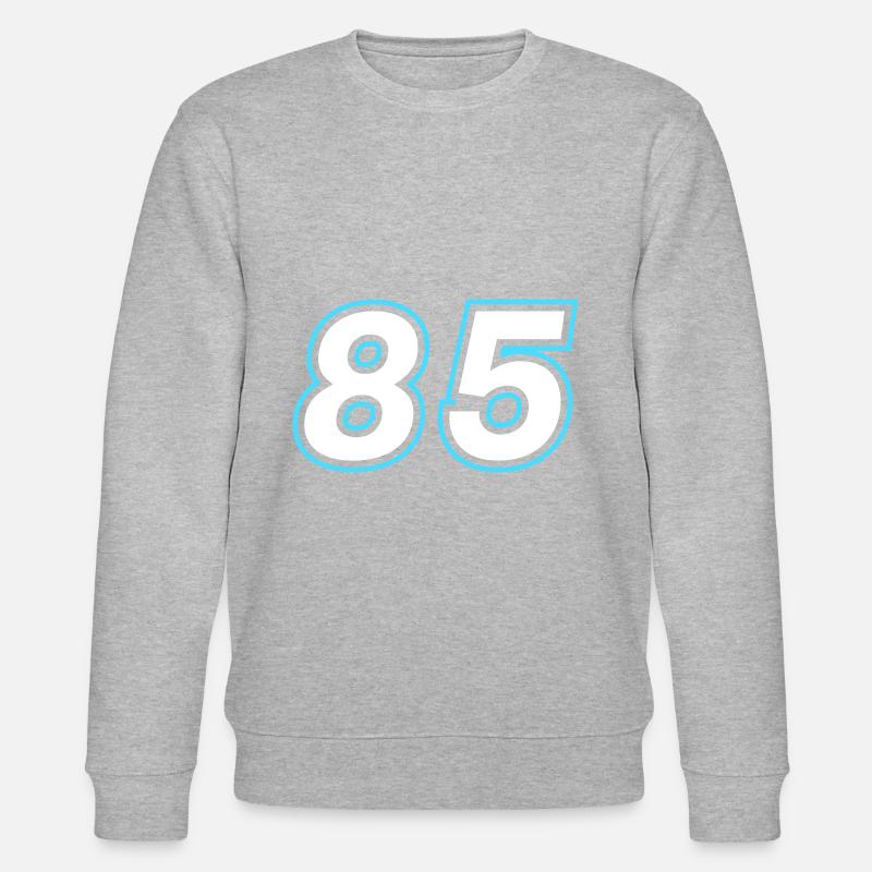 85 nombre symbole - Sweat bio CHANGER Stanley/Stella Unisexe - gris chiné