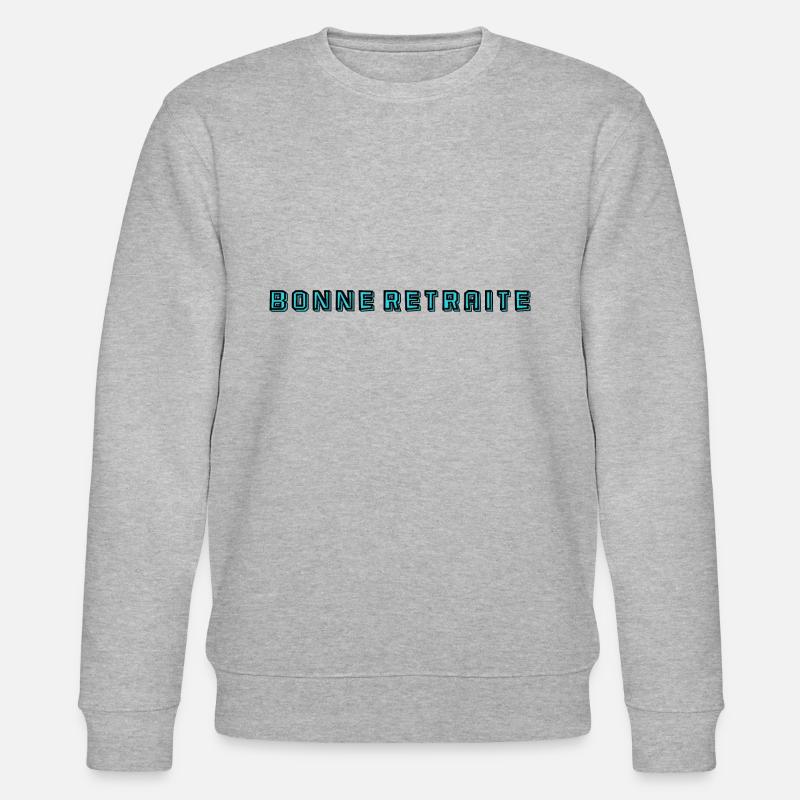 RETRAITE. RETRAITE. RETRAITEE. RETRAITE - Sweat bio CHANGER Stanley/Stella Unisexe - gris chiné