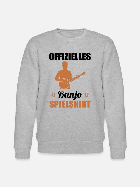 Offizielles Banjo Spielshirt - Geschenkidee - Stanley/Stella Unisex Bio-Sweatshirt CHANGER  - Grau meliert