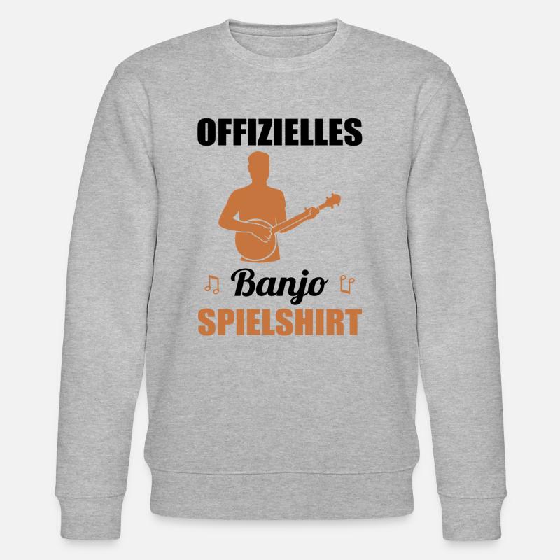 Offizielles Banjo Spielshirt - Geschenkidee - Stanley/Stella Unisex Bio-Sweatshirt CHANGER - Grau meliert