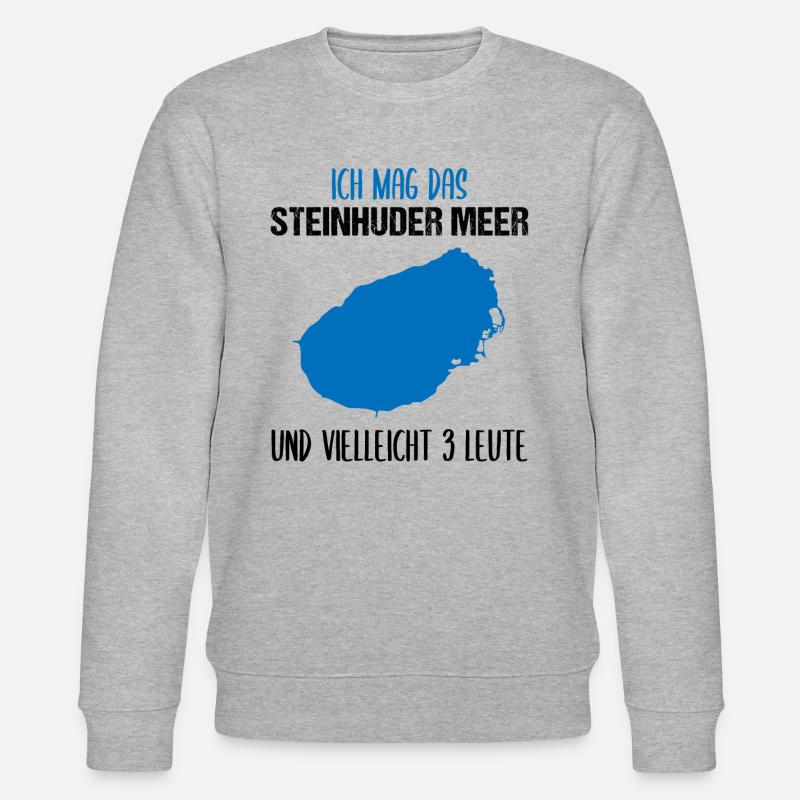 Steinhuder Meer & 3 Leute - Stanley/Stella Unisex Bio-Sweatshirt CHANGER  - Grau meliert