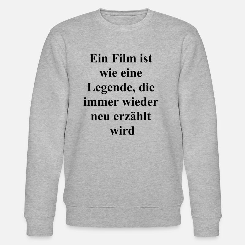 Kultfilm Geschenk - Stanley/Stella Unisex Bio-Sweatshirt CHANGER  - Grau meliert