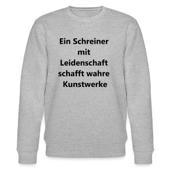 Kreative Geschenkideen - Stanley/Stella Unisex Bio-Sweatshirt CHANGER  - Grau meliert - Vorne - Nik (191cm) & Marisol (170cm)