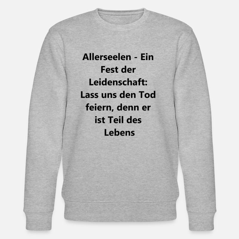 Commemorative gift idea - Stanley/Stella CHANGER Unisex Organic Sweatshirt - heather grey